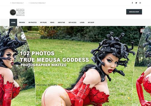 500px x 350px - Fetish Medusa - Excellent rubber, latex , vinyl pay porn site by eccentric  and busty dominatrix - Adult Pay Sites-MENU.com