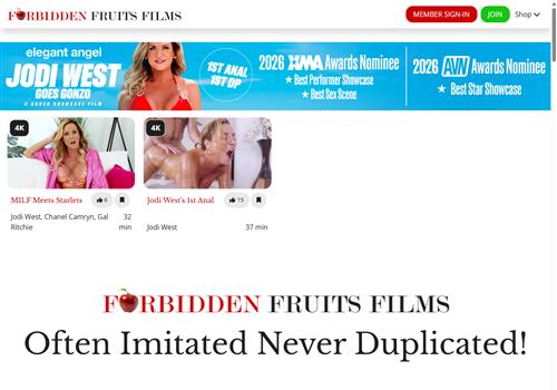 Forbidden Fruits Films iPad